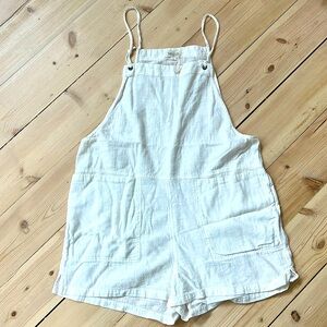 L Space cream Pinafore style Romper